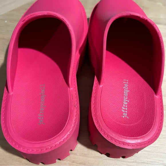 New Jeffrey Campbell Clogge Pink Clogs Mules - Picture 6 of 6